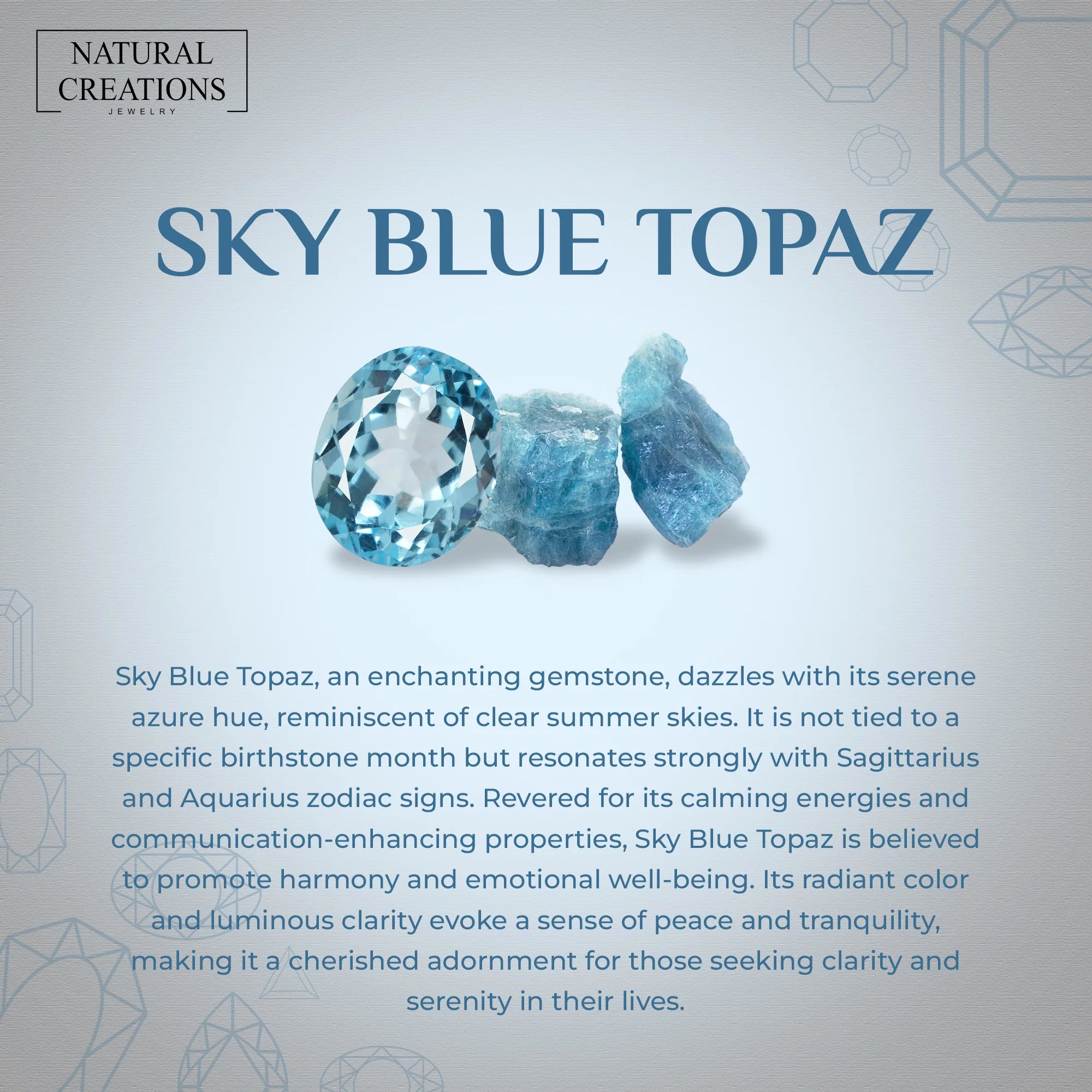 sky blue topaz stackable bezel-set ring