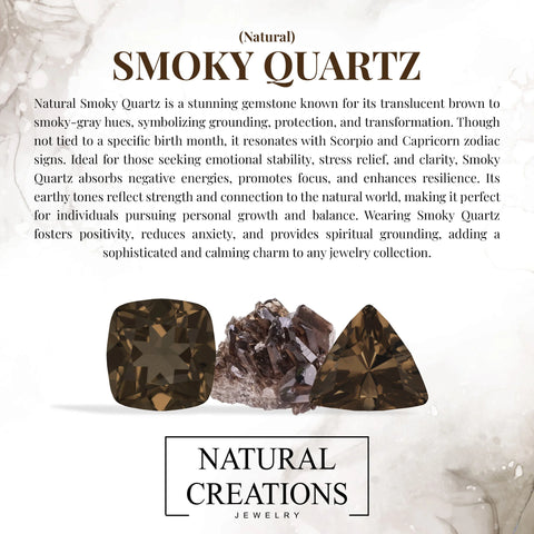 smoky quartz earrings 