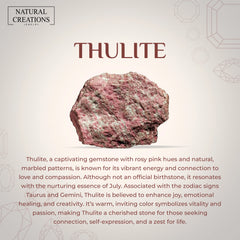 thulite moon pendant