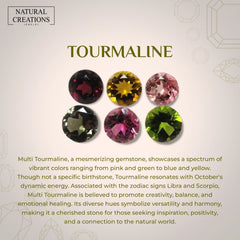 multi tourmaline cut bracelet