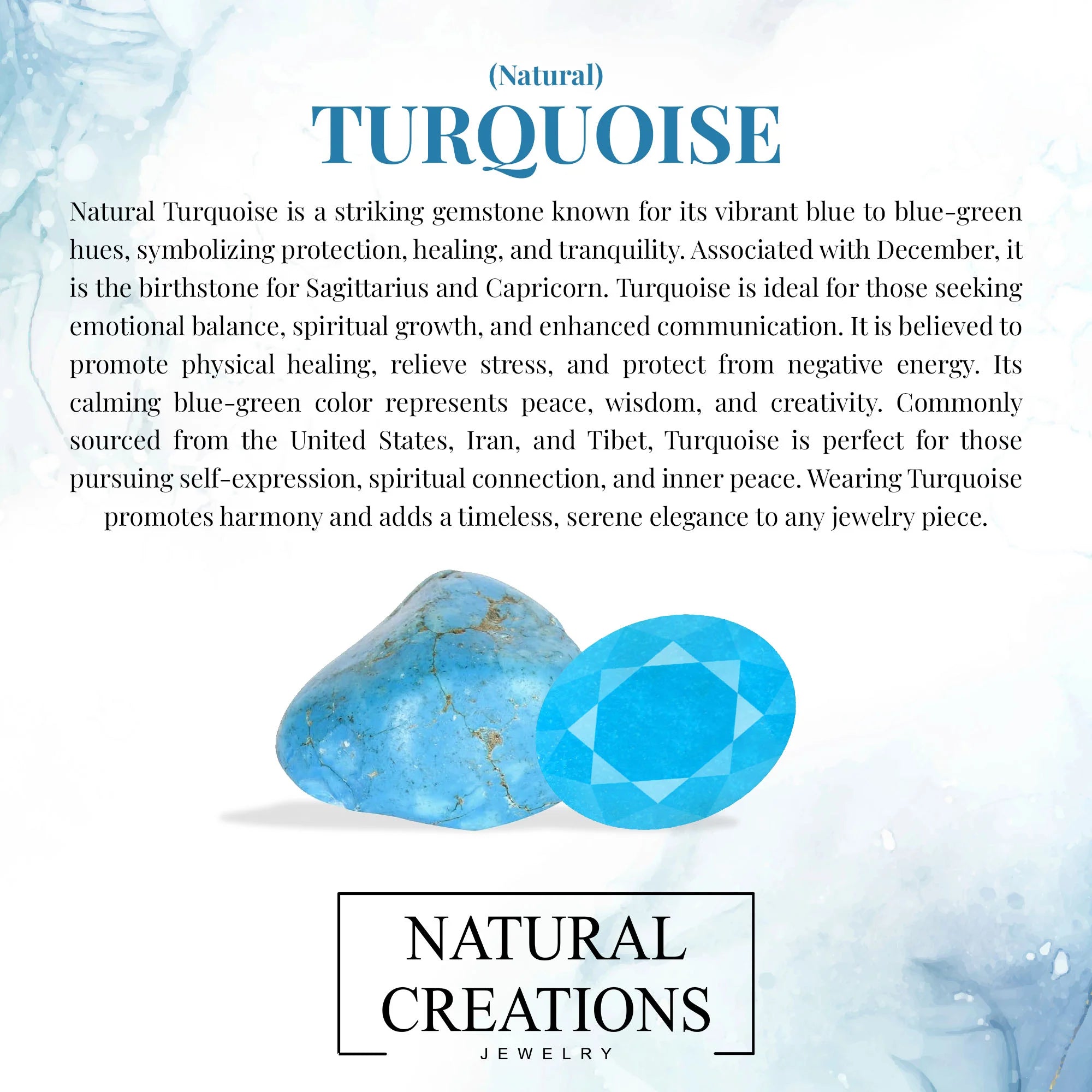 turquoise stackable bezel-set ring