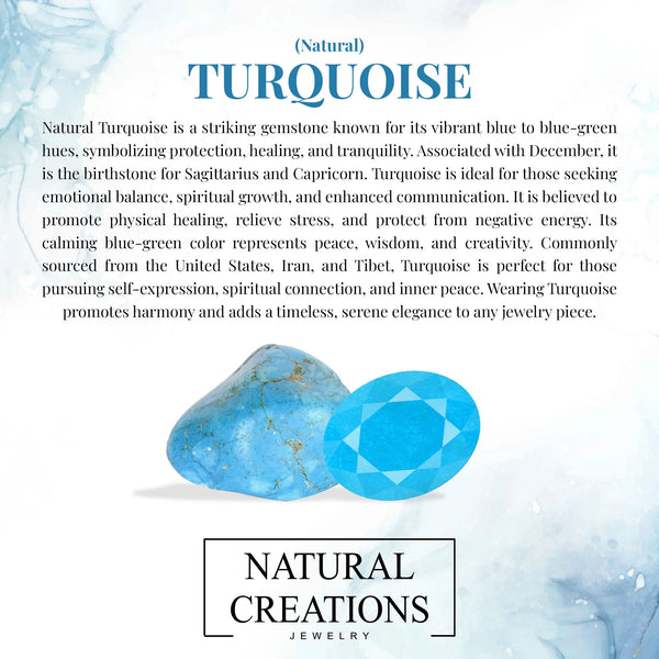 turquoise stackable bezel-set ring