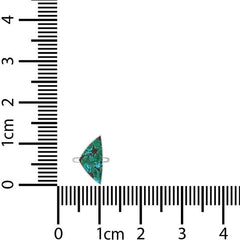 Natural Chrysocolla Ring 925 Sterling Silver Bezel Set Jewelry Pack of 3 - (Box 9)