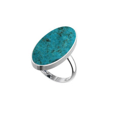 Natural Turquoise Ring 925 Sterling Silver Bezel Set Jewelry Pack of 3 - (Box 9)