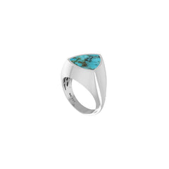 925 Sterling Silver Natural Turquoise Cab Ring Bezel Set Handmade Jewelry Pack of 6