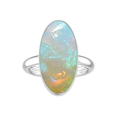 Natural Ethiopian Opal Ring 925 Sterling Silver Bezel Set Handmade Jewelry Pack of 6 - (Box 7)