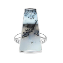 Natural Dendrite Opal ring 925 Sterling Silver Bezel Set Jewelry Pack of 3 - (Box 9)