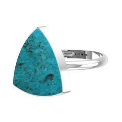 Natural Turquoise Ring 925 Sterling Silver Bezel Set Jewelry Pack of 3 - (Box 10)