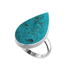 Natural Turquoise Ring 925 Sterling Silver Bezel Set Jewelry Pack of 3 - (Box 10)