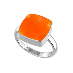 Natural Carnelian Ring 925 Sterling Silver Bezel Set Handmade Jewelry Pack of 6 - (Box 2)