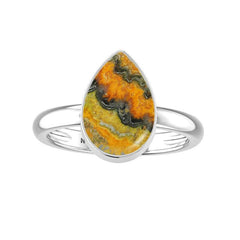 925 Sterling Silver Bumble Bee Ring Silver Handmade Ring Bumble Bee Multi Shape Ring Set of 6 - (Box 1)