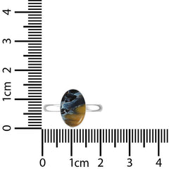 Natural Pietersite Gemstone Ring 925 Sterling Silver Handmade Jewelry Pack of 6 - (Box 1)