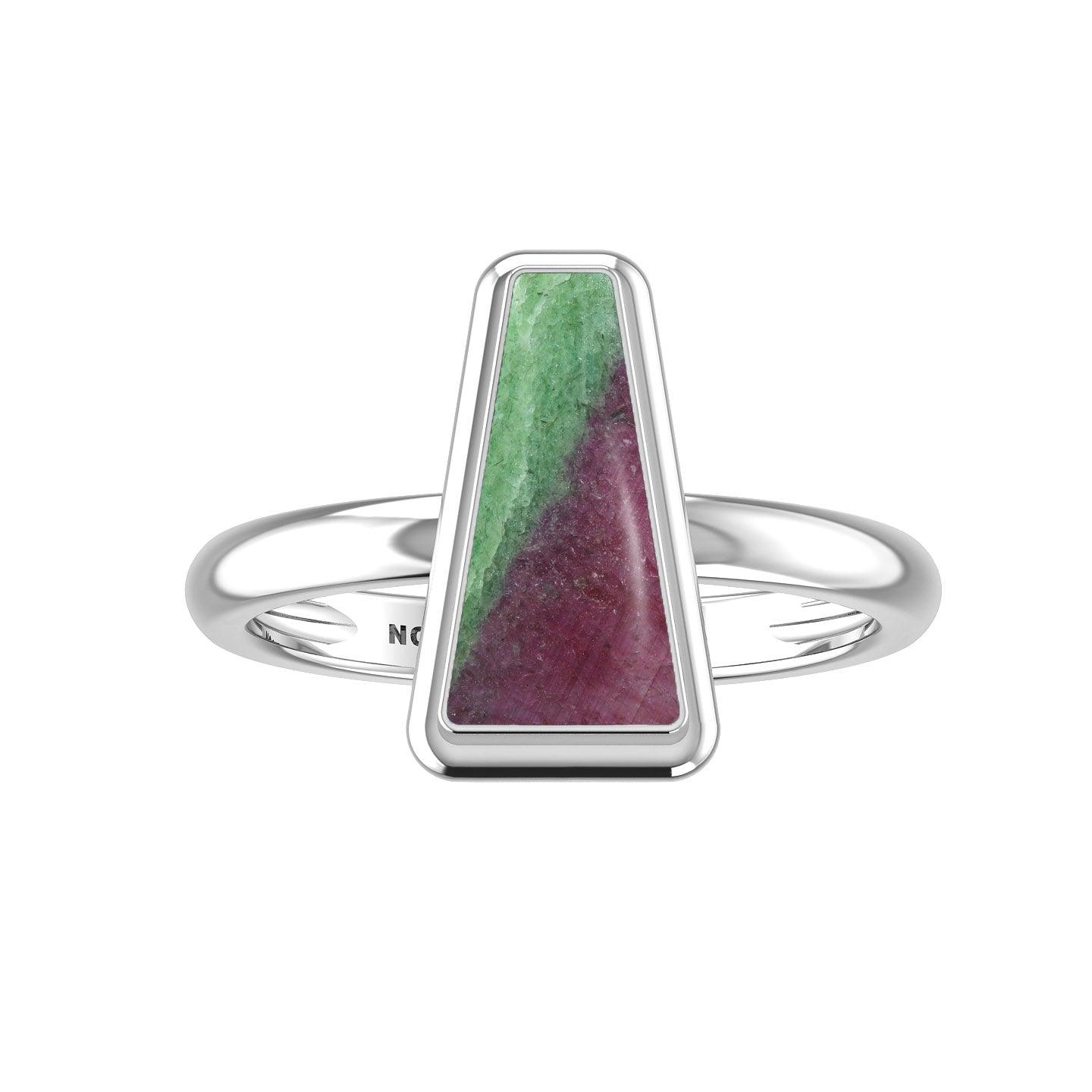 Natural Ruby Zoisite Ring 925 Sterling Silver Bezel Set Handmade Jewelry Pack of 6 - (Box 4)