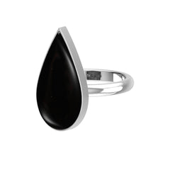 Natural Black Onyx Ring 925 Sterling Silver Bezel Set Handmade Jewelry Pack of 6 - (Box 7)