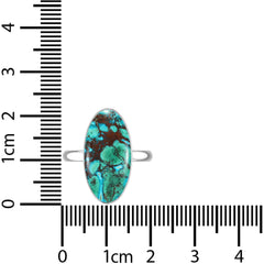 Natural Chrysocolla Ring 925 Sterling Silver Bezel Set Handmade Jewelry Pack of 6 - (Box 7)