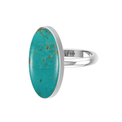 Natural Turquoise Ring 925 Sterling Silver Bezel Set Handmade Jewelry Pack of 6 - (Box 7)