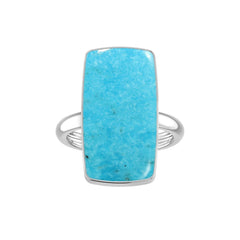 Natural Turquoise Ring 925 Sterling Silver Bezel Set Handmade Jewelry Pack of 6 - (Box 7)