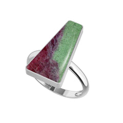 Natural Ruby Zoisite Ring 925 Sterling Silver Bezel Set Handmade Jewelry Pack of 6 (Box 8)