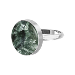 Natural Seraphinite Ring 925 Sterling Silver Bezel Set Handmade jewelry Pack of 6 (Box 8)