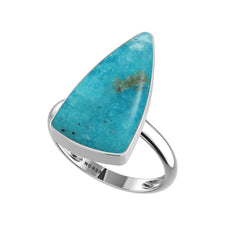Natural Turquoise Ring 925 Sterling Silver Bezel Set Handmade Jewelry Pack of 6 (Box 8)