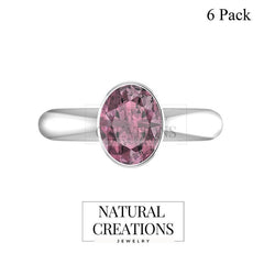 Natural Tourmaline  Ring 925 Sterling Silver Ring Handmade Silver Jewelry Set of 4 - (Box 16)